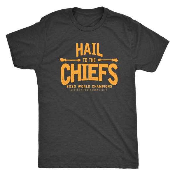 Kansas City Chiefs Womens Triblend Crew T-Shirt - Yellow